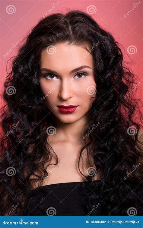 Young Beautiful Brunette Woman Stock Photo Image Of Elegance