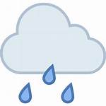 Rain Icon Clipart Torrential Transparent Office Weather