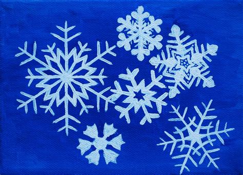 Snowflakes Painting By Jessica Rietz Fine Art America