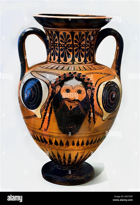 Masque De Culte De Dionysos 520 Bc Antimenes Grec Peintregrèce Photo
