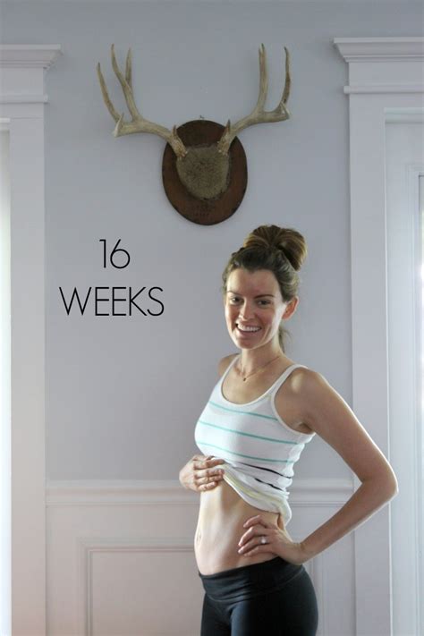 Week Sixteen Pregnant Belly Pregnantbelly