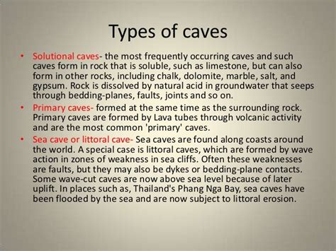 Caves Geography Pp
