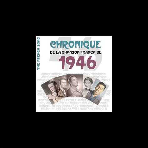The French Song Chronique De La Chanson Fran Aise Vol