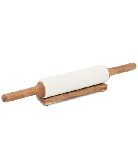 Thirstystone White Marble Rolling Pin And Stand Macys