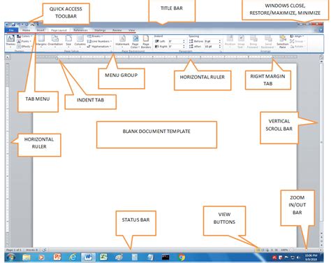 Know The Parts And Functions Of Microsoft Office Word 2007 All In One