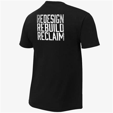 Seth Rollins Redesign Rebuild Reclaim Authentic T Shirt
