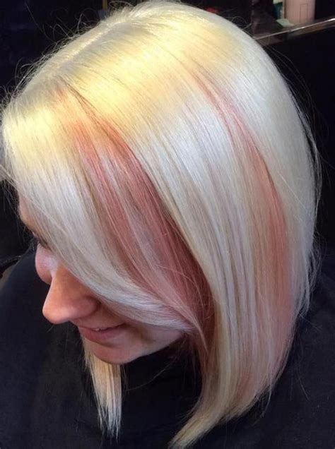 40 ideas of peek a boo highlights for any hair color pink blonde hair peekaboo hair hidden