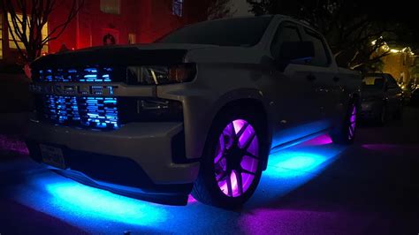 Xk Glow Underglow Kit••wheel Lights••• H11 Wdemon Eye 2020 Silverado