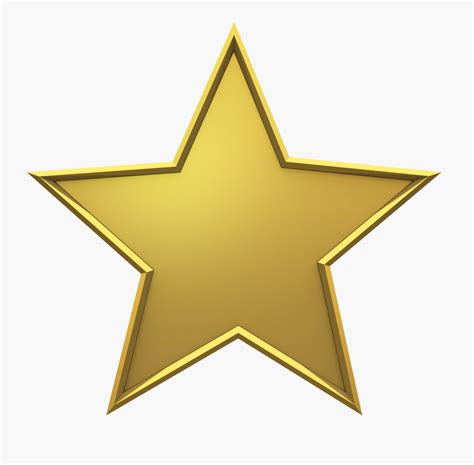 Hollywood Gold Star Transparent Png Free Transparent Clipart Clipartkey