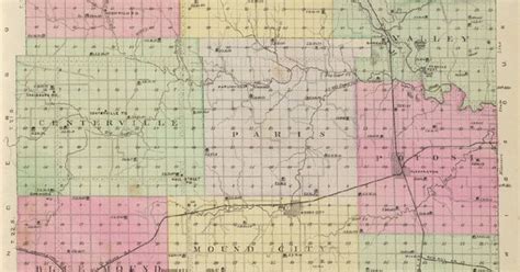 1887 Linn County Kansas Map Genealogy Pinterest Genealogy
