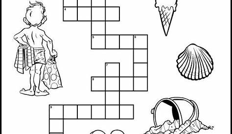 Summer Crossword Puzzles For Kids | Crossword puzzles, Word puzzles for