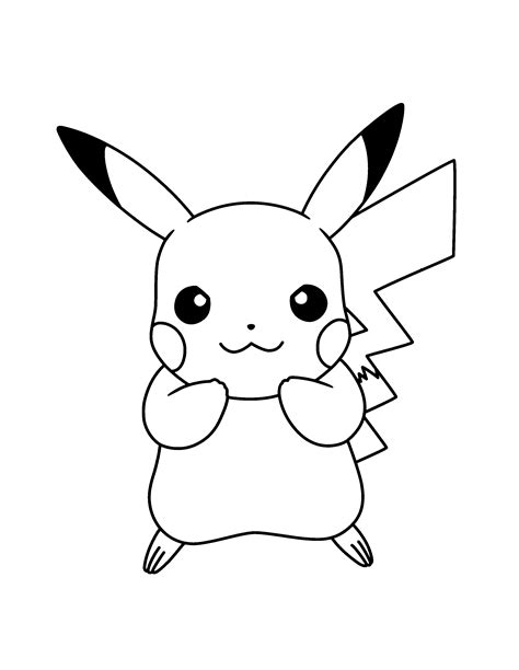 Dibujos Pikachu Para Dibujar Imprimir Colorear Y Recortar F Cilmente