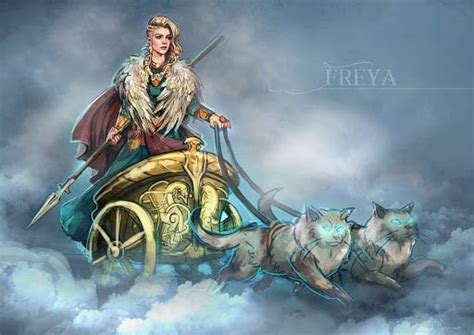 Freya The Norse Goddess Viking Style