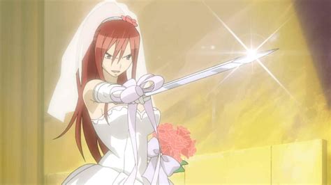Erza Scarlet Wedding Dress By Animeandmusicfan On Deviantart