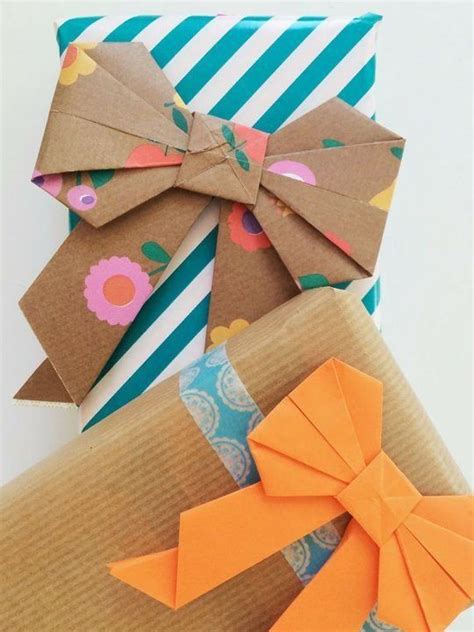 Id Es D Emballages Cadeaux Originaux Pour No L Origami Design Diy Origami Origami Simple