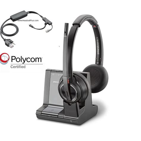 Plantronics Savi 8220 Polycom Ehs Stereo Wireless Headset
