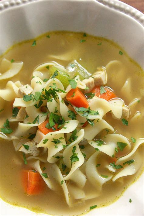 Bake for 20 to 25 minutes, or until chicken is done. The Pioneer Woman's Chicken Noodle Soup | Recipe | Soup ...