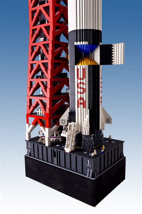 Geek Art Gallery Lego Creations Saturn V Rocket