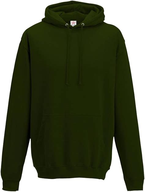 Plain Forest Green Hoodie Pullover Hoodie Plus 1 T Shirt With Mens