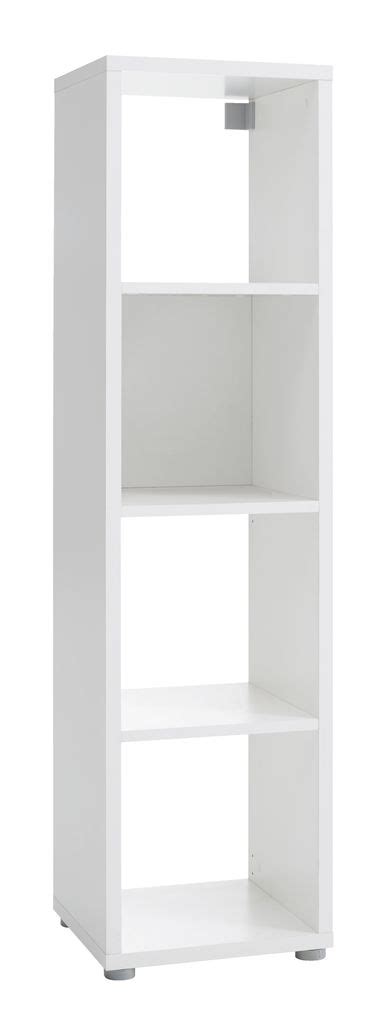 Room Divider Haldager 4 Shelves White Jysk