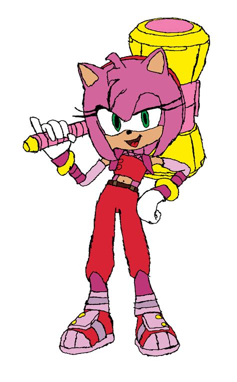 Amy Rose Redesigned By Xaviorthelycan On Deviantart