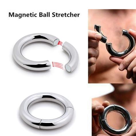 Ball Stretcher Strong Magnetic Stainless Steel Weight Men Enhancer