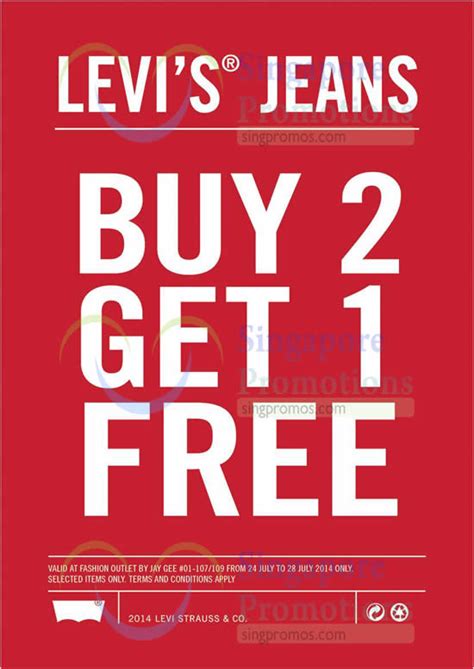 Designcap's poster maker is a quick and easy way to turn your creativity into stylish posters of all kinds. Levi's Buy 2 Get 1 FREE Promo @ IMM 24 - 28 Jul 2014