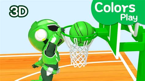 Miniforce Learn Colors Colors Play Basketball Game Miniforce