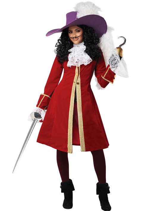 California Costume Captain Hook Adult Women Pirate Outfit 5022061 Ebay