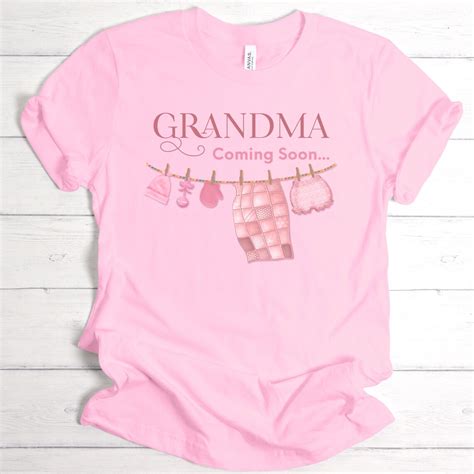 Grandma Coming Soon Shirt Grandma To Be Shirt Girl Grandma Etsy