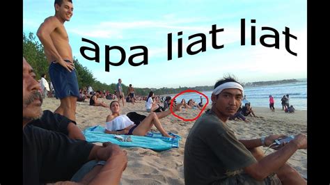 Liatin Bule Berjemur Gimvlog Part2 Pantai Kuta Bali Youtube