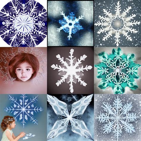 Surreal Photography Silk Snowflake With A Tiny Angelic Stable