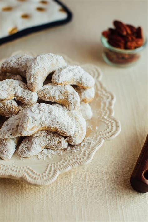 Almond Crescent Cookies Recipe Crescent Cookies Crescent Cookie