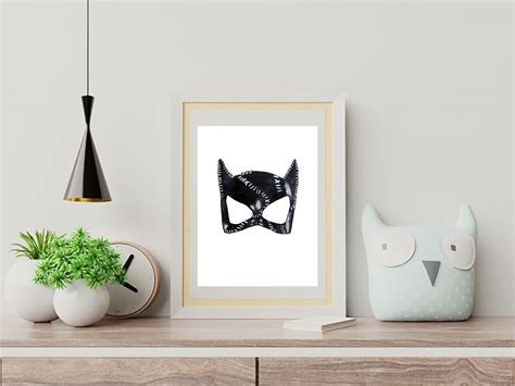 Catwoman Print Digital Download Catwoman Art Catwoman Etsy