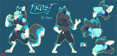 Got A Reference Sheet Done For My Protogen Frost Art By Uneiith