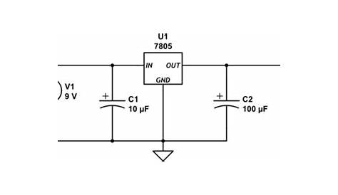 Simple voltage regulator circuit with 7805c outputs very low voltage