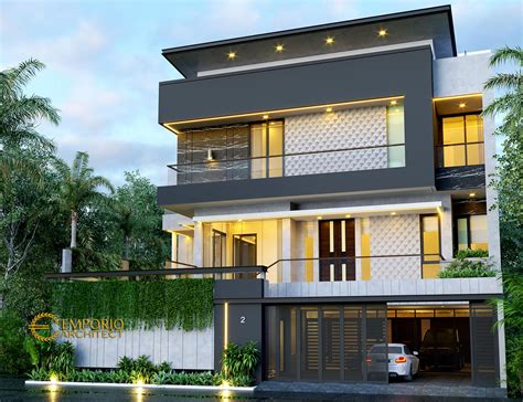 Mr Jon Modern House 3 Floors Design Jakarta Selatan 21107 Home