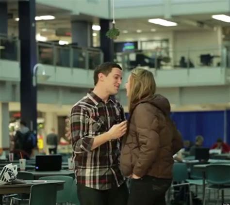 Mistletoe Kissing Prank Goes Awesomely Video Huffpost