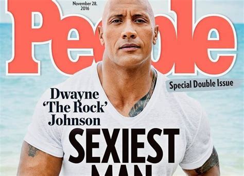 Dwayne The Rock Johnson Is First Non White Star In 20 Years To Be Named Sexiest Man Alive