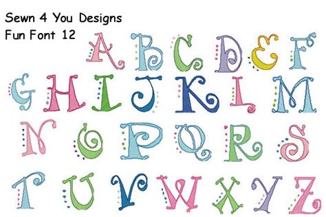 17 Funny Alphabet Fonts Images Graphic Alphabet Fonts Fun Letter