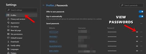How To View Edit And Delete Saved Passwords In Microsoft Edge