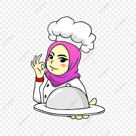 Gambar Ilustrasi Hijab Ungu Png Vektor PSD Dan Clipart Dengan