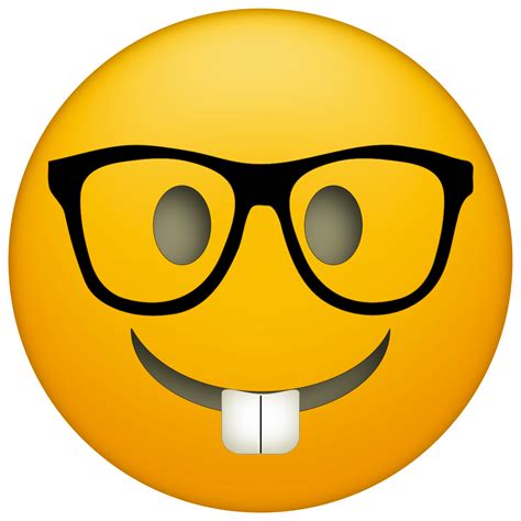 Nerd Clipart Emoji Nerd Emoji Transparent Free For Download On