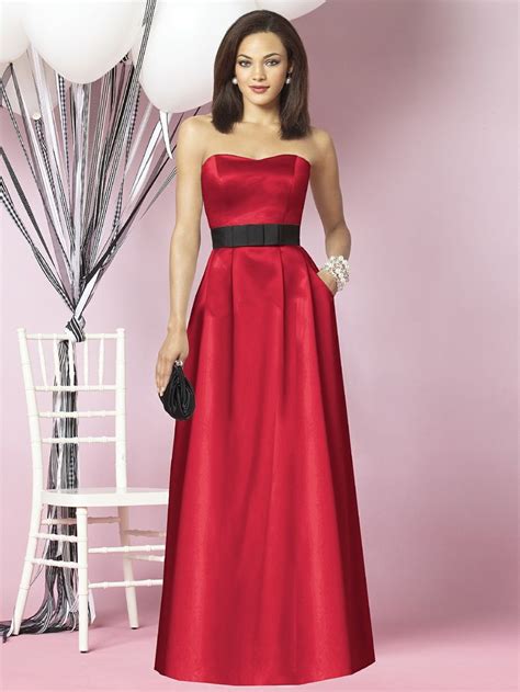 The 12 Prettiest Black And Red Bridesmaids Dresses Black Bridesmaid Dresses Red Bridesmaid