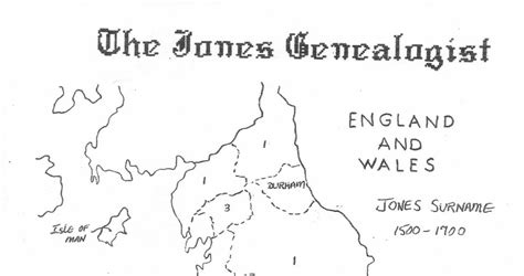 The Jones Surname Jones Surname In England And Wales 1500 1700