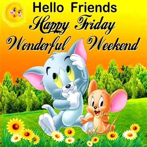 A quote can be a single line from one character or a memorable dialog between several characters. Tom And Jerry Happy Friday Image Pictures, Photos, and ...
