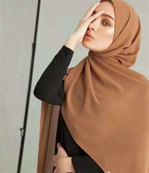 Women Scarf Muslim Hijab Scarf Chiffon Hijab Plain Silk Shawl Scarves Head Wrap Muslim Head