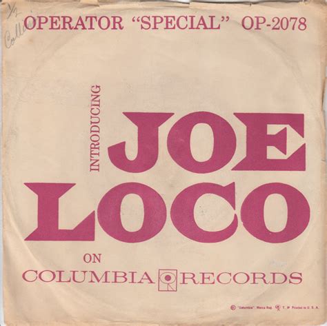 Joe Loco And His Quintet Winter Wonderland 1955 Vinyl Discogs