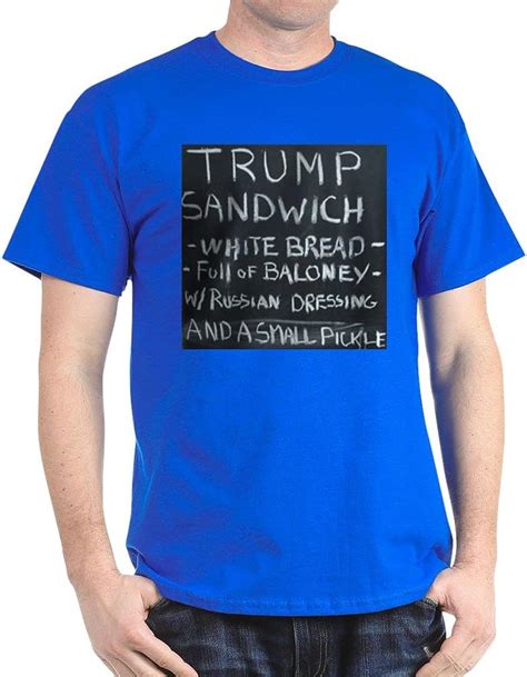 Cafepress Trump Sandwich T Shirt Klassisch 100 Baumwolle Amazonde