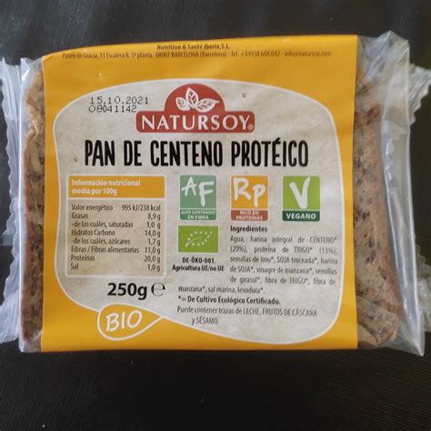 Natursoy Pan De Centeno Proteico Reviews Abillion